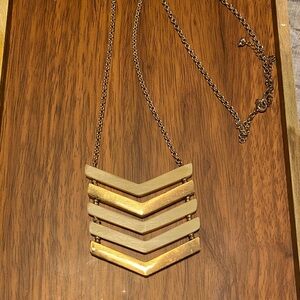 Gold Chevron Necklace